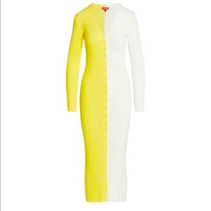 STAUD
Shoko Colorblock Sweater Dress
Medium
Limoncello